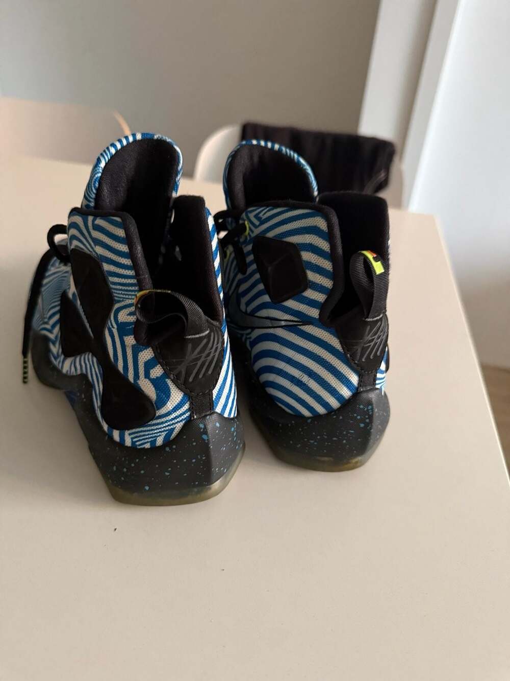 Nike LeBron 13 GS 'Blue Sky Print' 808709-101 Basketball Shoes - Picture 7 of 11